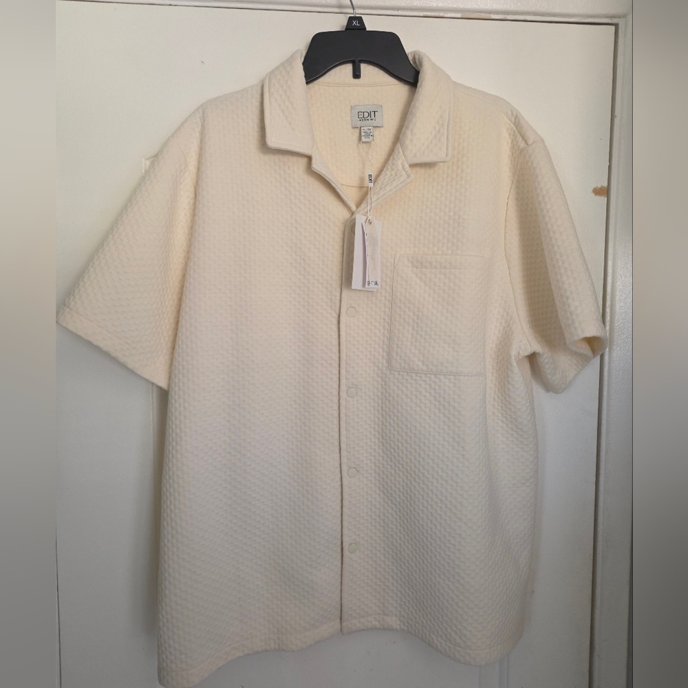 Men's Ivory Jason Wu Edit Shirt XL Luxury Ivory Button Up